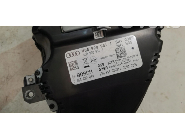 Přístrojová deska  Audi A7 S7 4G 2013 4G8920931J, 4G8920931J  