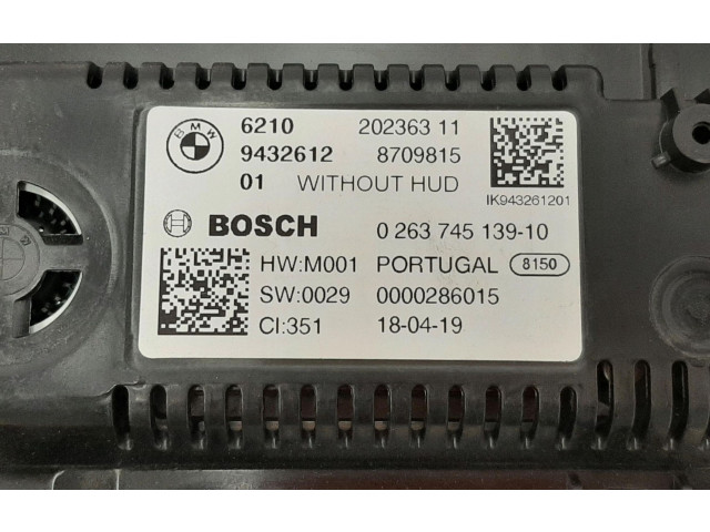 Přístrojová deska  BMW M3 G80 2022 9432612  