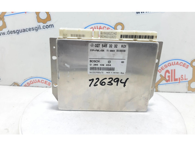 Блок управления АБС 0275453232K01, 126394   Mercedes-Benz E W212