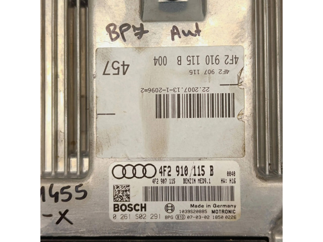 Блок управления двигателя 4F2910115B, 4F2907115   Audi A6 S6 C6 4F