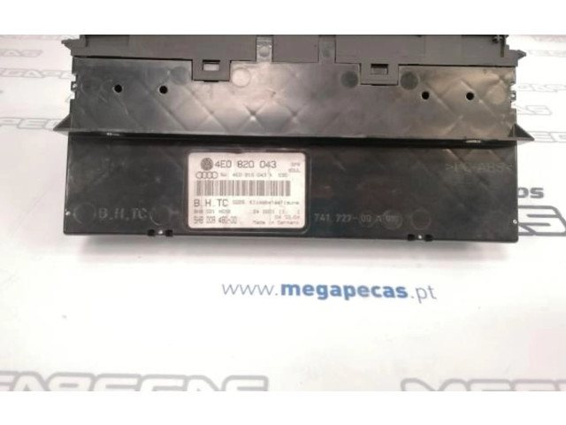 Блок управления климат-контролем 4E0820043, 4E0910043A   Audi A8 S8 D3 4E