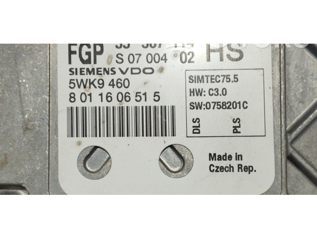 Řídící jednotka 55567114, 55567114   Opel Astra H 2007