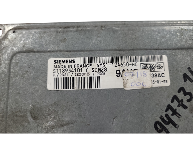 Руль Ford Focus C-MAX  2003 - 2010 года 4M5112A650HC, S118934101      