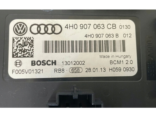 Блок управления АБС 4H0907063CB   Audi A6 C7