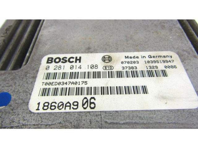 Řídící jednotka 1860A906, 0281014108   Mitsubishi Outlander 2007