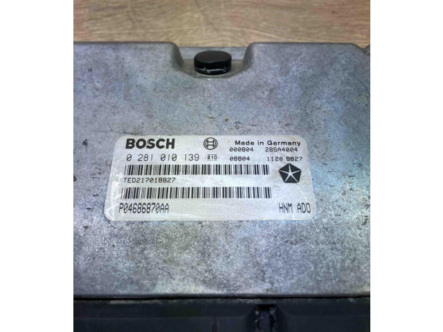 Řídící jednotka 04686870AA, 0281010139   Chrysler Voyager 1996