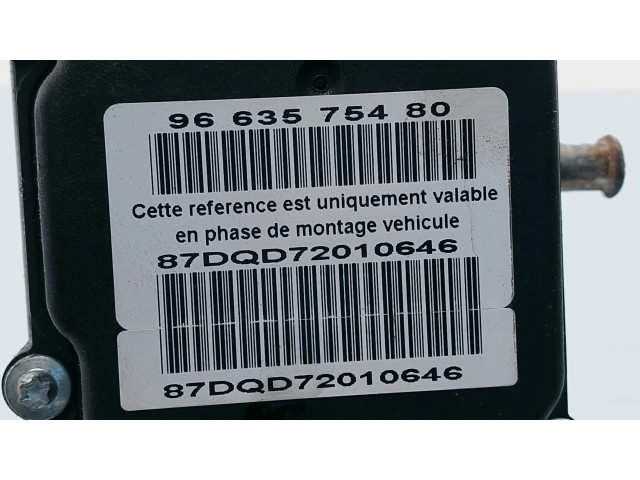 Jednotka ABS 9663575480, 87DQD72010646   Peugeot 308 2007