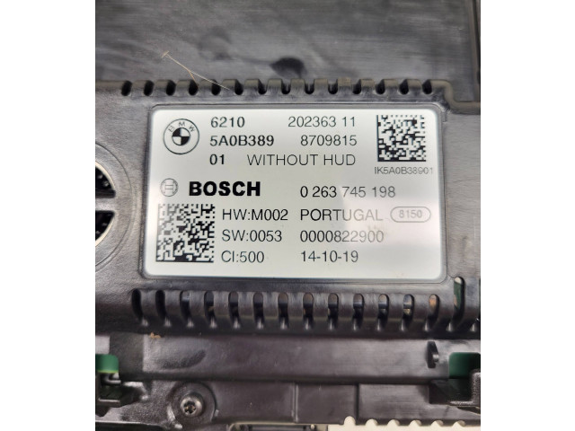 Přístrojová deska  BMW 3 G20 G21 2020 20236311, 0000822900  
