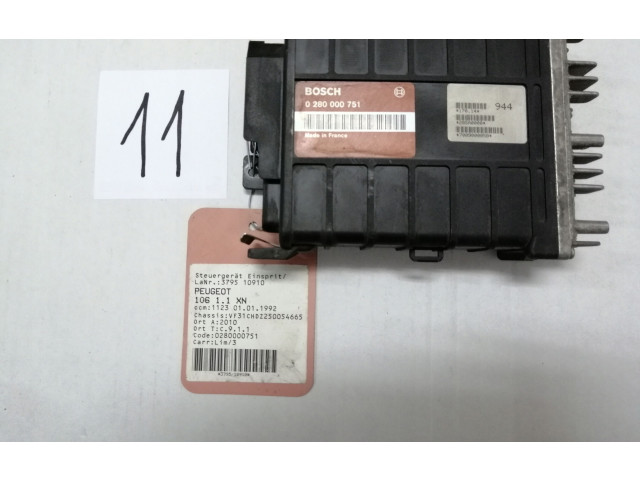 Řídící jednotka 028000751   Peugeot 106 1996