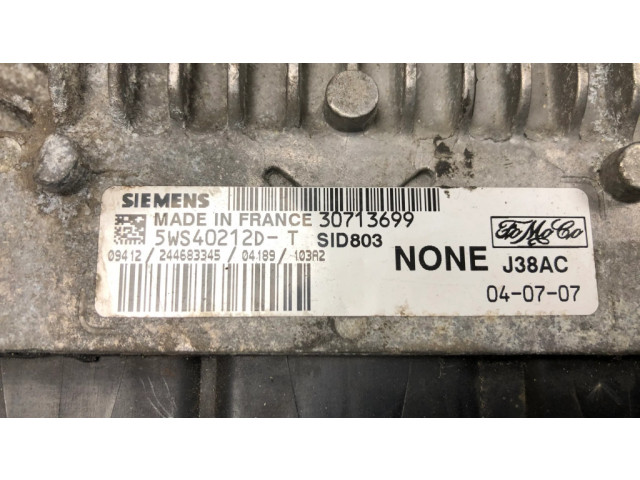 Řídící jednotka 5WS40212D, 30713699   Volvo S40 2006