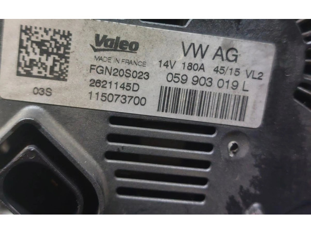 Генератор 059903019L, 2621145D   Audi A6 S6 C7 4G      