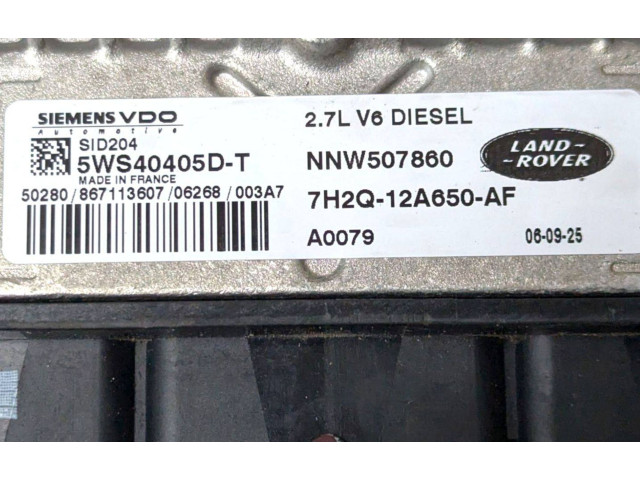 Řídící jednotka 5WS40405D-T, NNW507860   Land Rover Range Rover Sport L320 2006