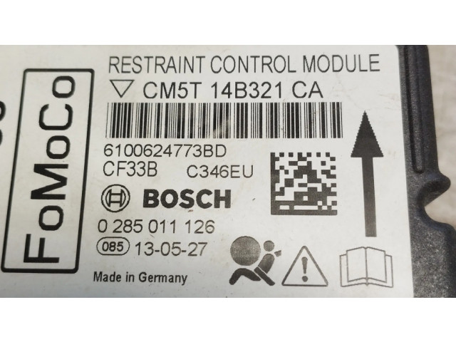 Блок подушек безопасности CM5T14B321CA, 0285011126   Ford Focus