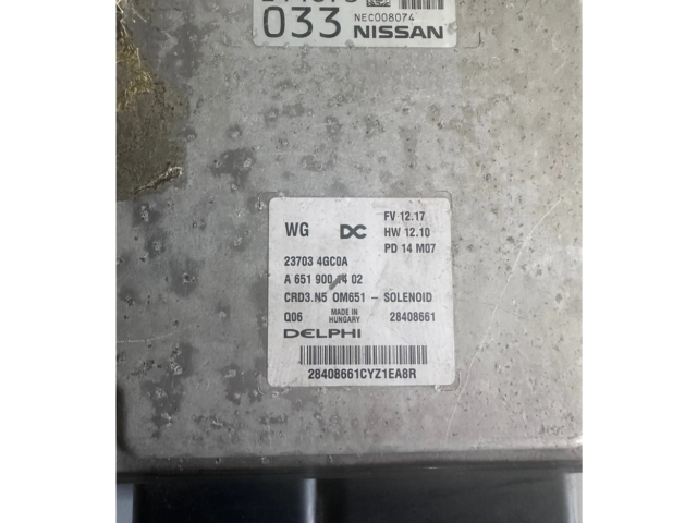 Řídící jednotka A6519001402, 237034GC0A   Infiniti Q50 2016