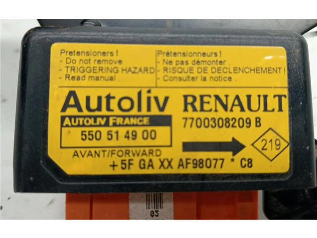 Блок подушек безопасности 550514900, 0090019   Renault Kangoo I