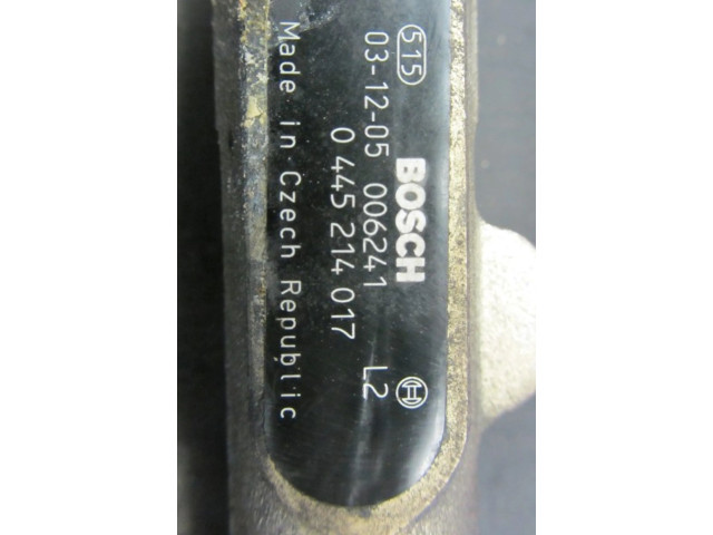 Vstřikovací lišta 0445214017, 0445214017   Peugeot 807    DW12TED4(4HW) 