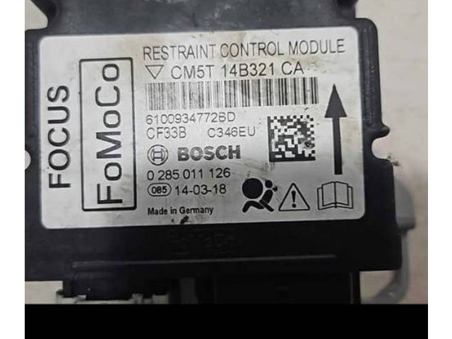 Блок подушек безопасности CM5T14B321CA, 0285011126   Ford Focus