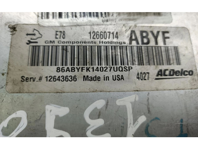 Řídící jednotka 93867321   Opel Zafira C 2014