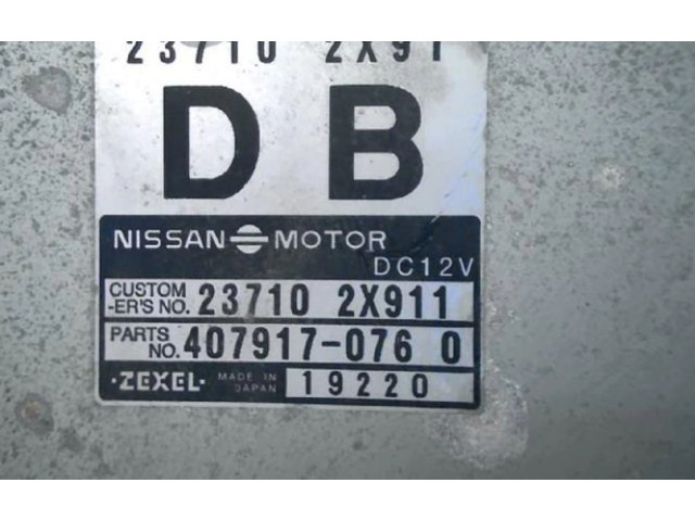 Řídící jednotka 237102X912, 237102X912   Nissan Terrano 2002