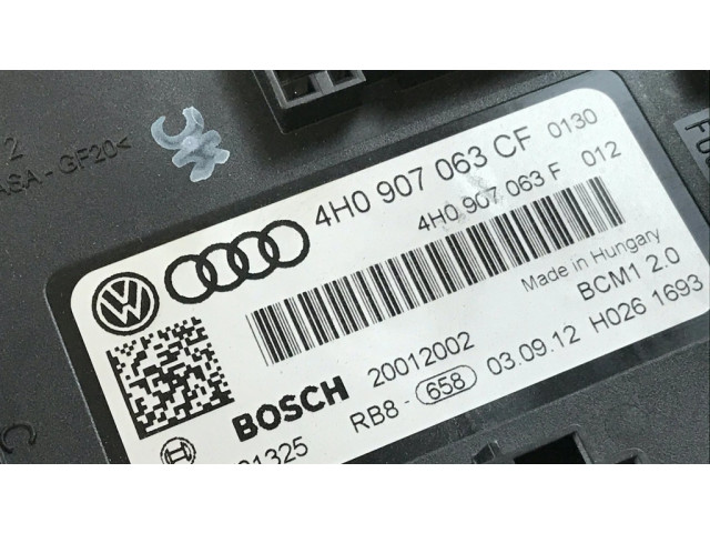 Блок комфорта 4H0907063CF, 4H0907063C   Audi A7 S7 4G   