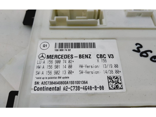 Řídící jednotka A1569007402   Mercedes-Benz CLA C117 X117 W117 2015