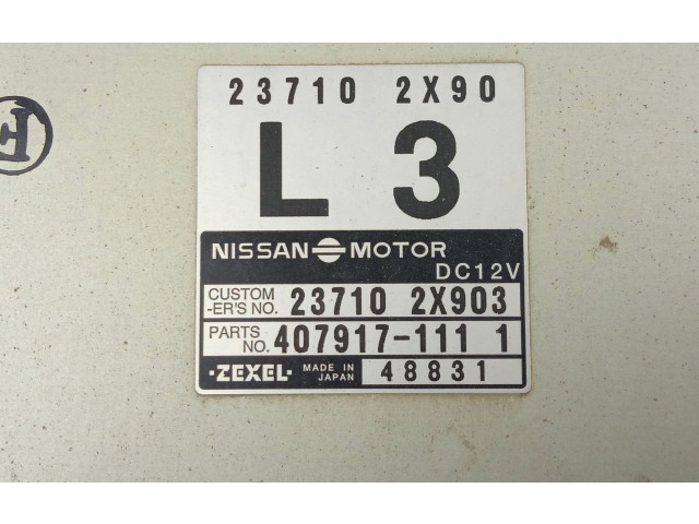 Řídící jednotka 237102X903   Nissan Terrano 2005