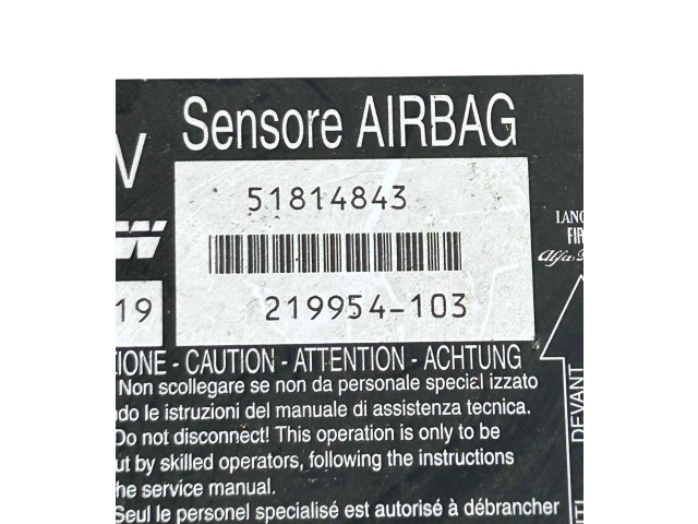Řídící jednotka 51814843, 219954103   Fiat Croma 2006