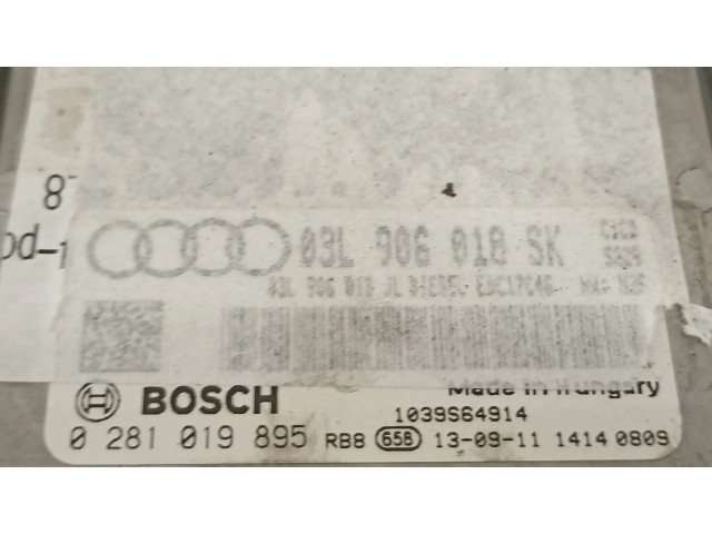 Блок управления двигателя 03L906018SK, 0281019895   Audi A4 Allroad