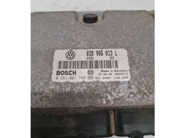 Řídící jednotka 038906013L, 0281001748   Volkswagen Lupo 1998