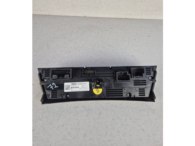 Блок управления климат-контролем 4G0820043K, A2C53400310   Audi A6 S6 C7 4G