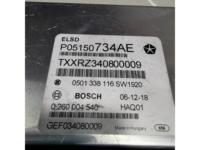 Блок управления коробкой передач P05150734AE, 0260004540   Jeep Grand Cherokee