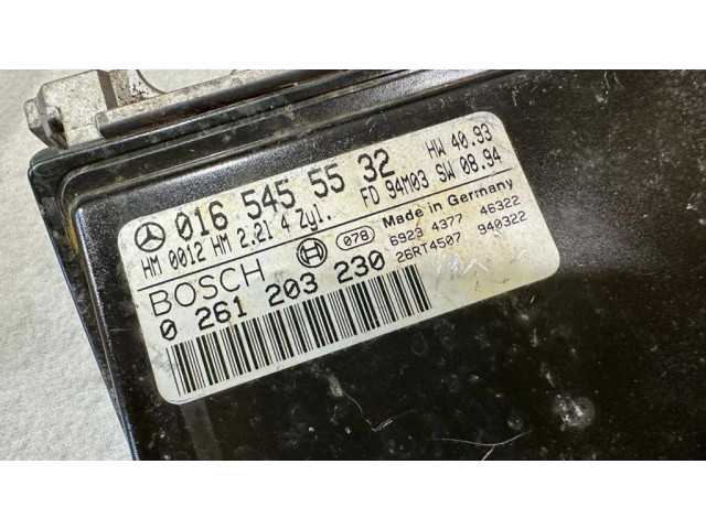 Řídící jednotka 0165455532, 0261203230   Mercedes-Benz E W124 1994