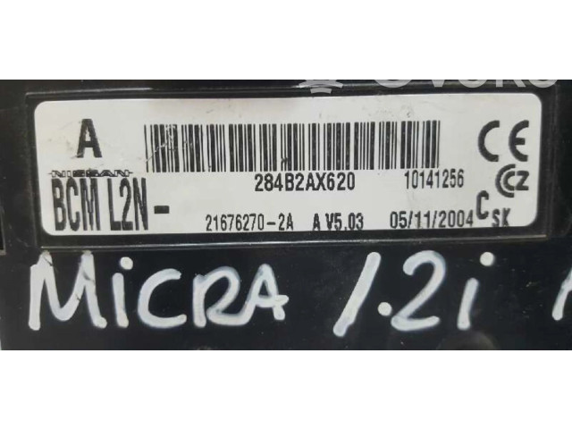 Řídící jednotka 284B2AX620   Nissan Micra 