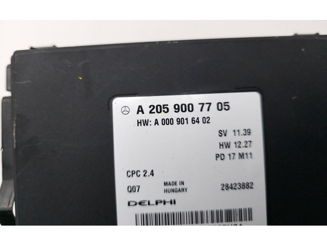 Блок управления коробкой передач A2059007705, A0009016402   Mercedes-Benz C W205