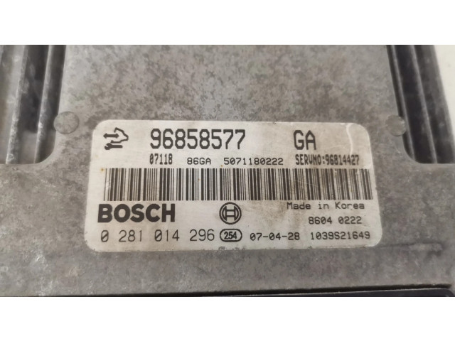 Řídící jednotka 96858577, 96814427   Chevrolet Captiva 2008