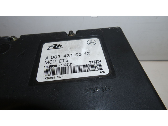 Zámek zadních dveří A0034310312   Mercedes-Benz SLK R170 1998
