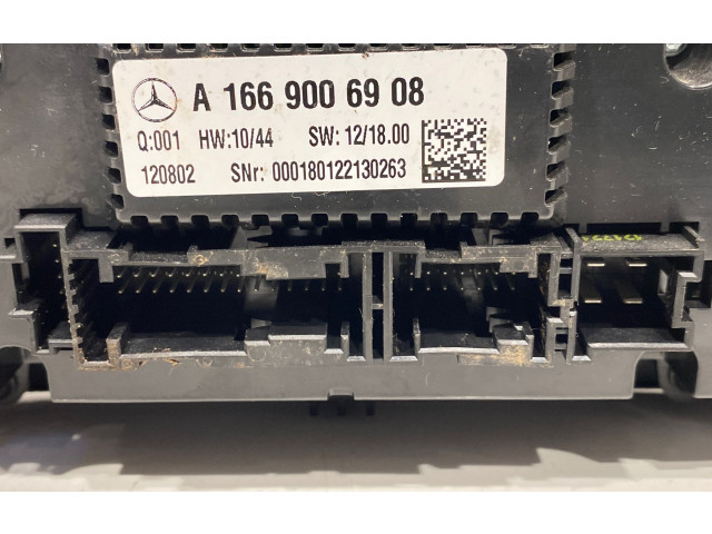 Блок управления климат-контролем A1669006908, 120802   Mercedes-Benz ML W166