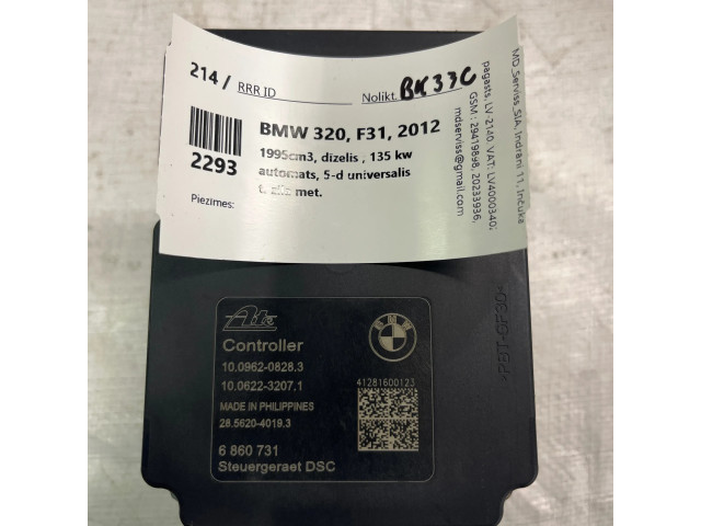Jednotka ABS 6860730, 10021209304   BMW 3 F30 F35 F31 2012