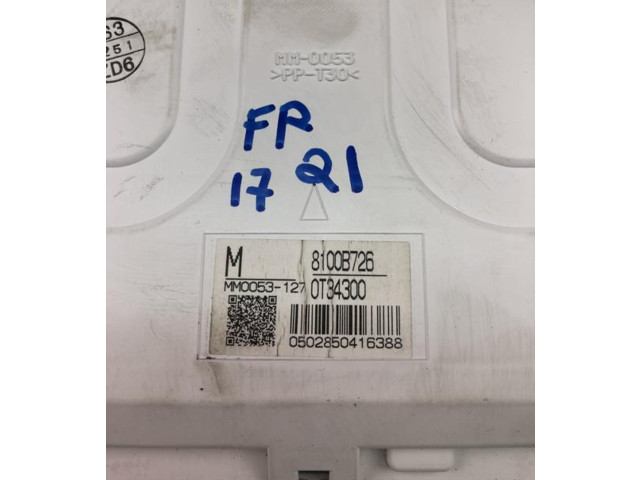 Přístrojová deska  Mitsubishi ASX 2011 8100B726, FR1721  