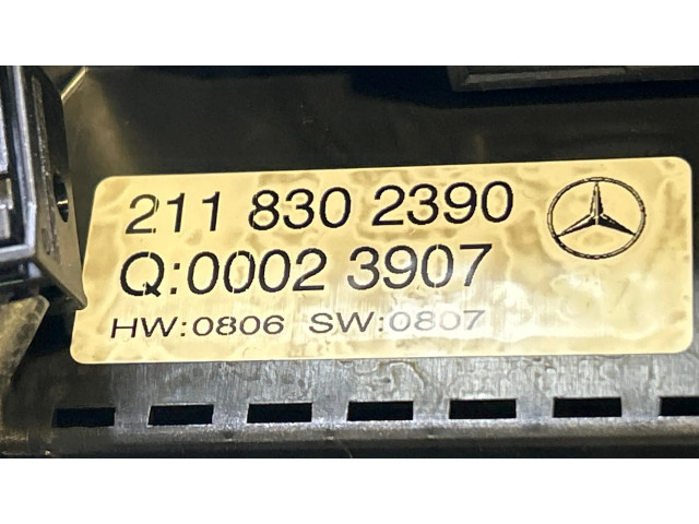 Блок управления климат-контролем 2118302390, 00023907   Mercedes-Benz E W211