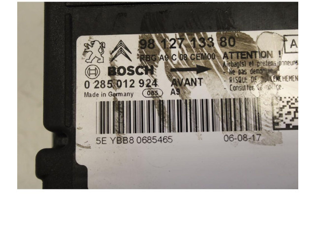 Блок подушек безопасности 9812713380   Peugeot 208