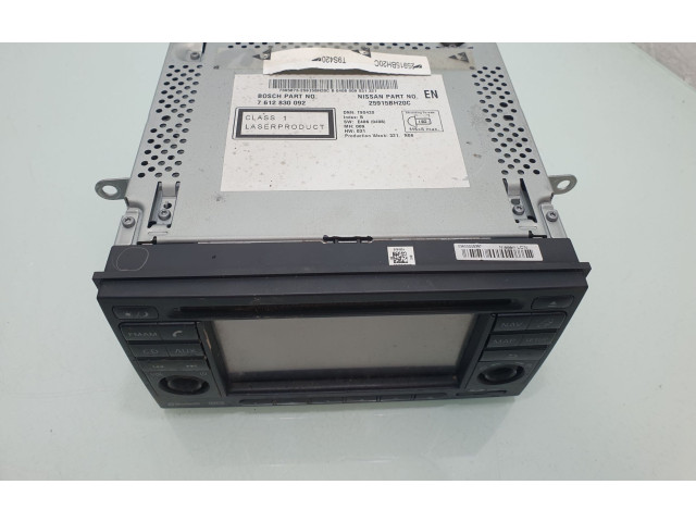 Радио/ проигрыватель CD/DVD / навигация 25915BH20C   Nissan Qashqai+2  