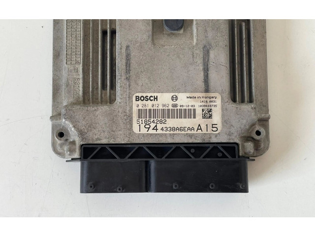 Řídící jednotka 0281012962, 0281012962   Fiat Croma 2008