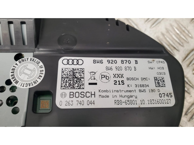 Панель приборов 8W6920870B   Audi A5       