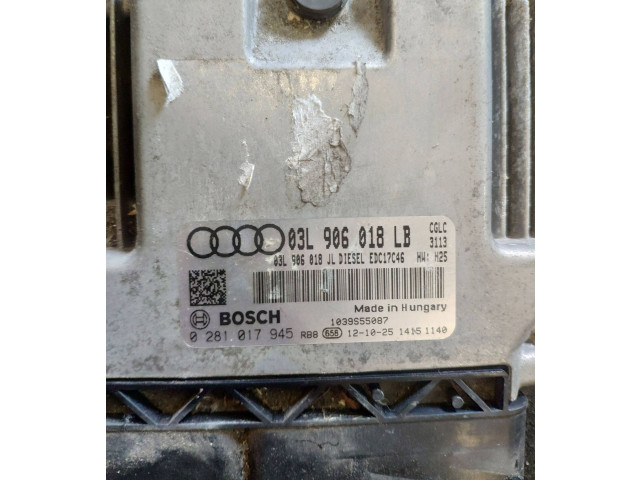 Блок управления двигателя 03L906018LA, 0281017645   Audi A6 C7
