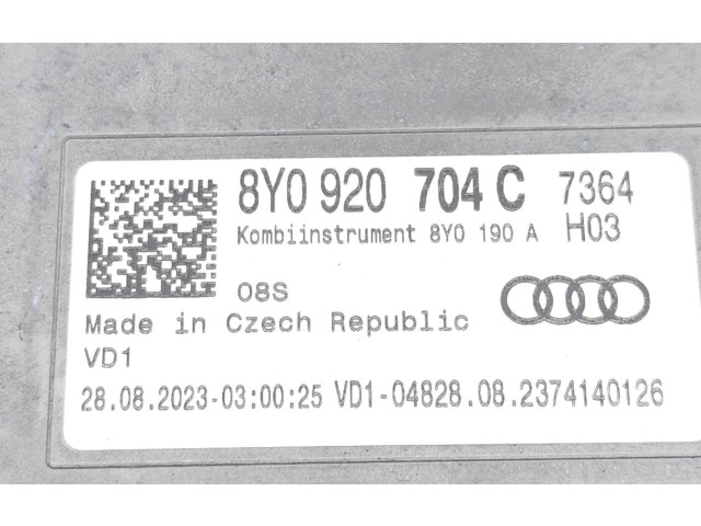 Přístrojová deska  Audi A3 8Y 2023 8Y0920704C  