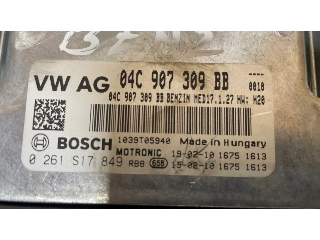 Блок управления двигателя 04C907309BB, 0261S17849   Audi A1