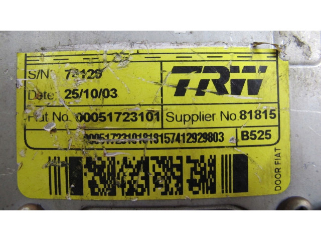  рейка  Колонка рулевая 00051723101   Fiat Stilo  -  года