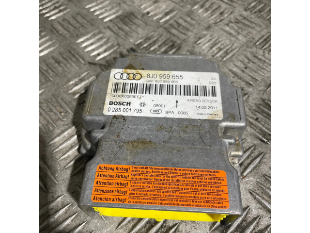 Блок подушек безопасности 8J0959655, 0285001795   Audi TT TTS Mk2