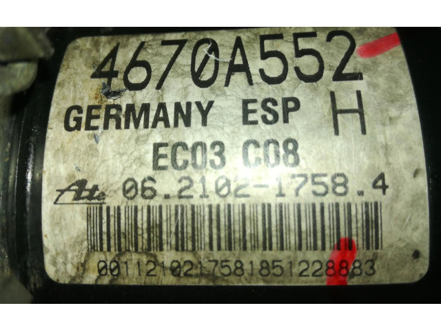 Jednotka ABS SLV4670A552   Mitsubishi Outlander 2011